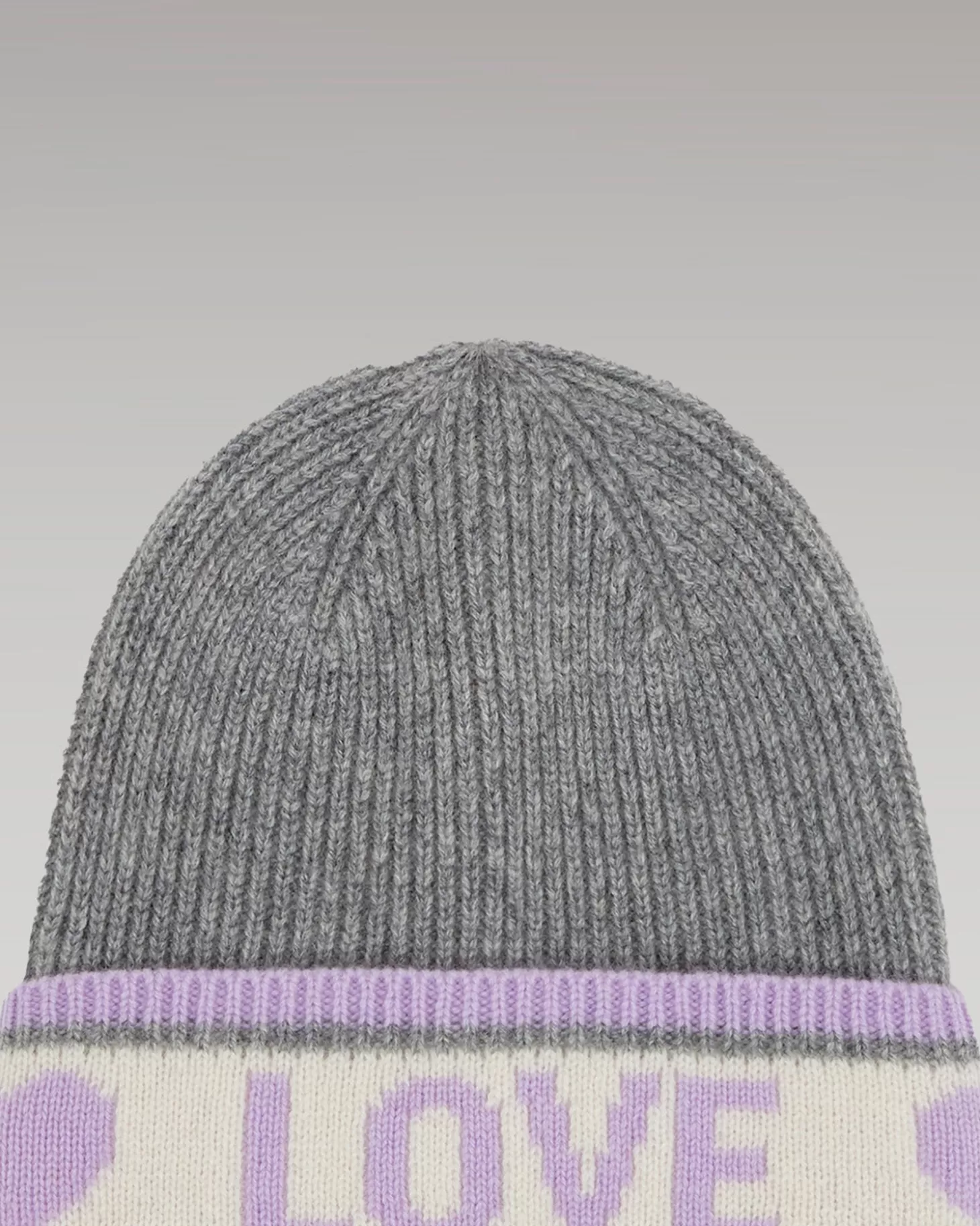 FROM FUTURE Love Cuffed Beanie Dark Heather Gray Best Sale